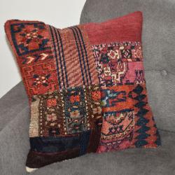 Coussin  Kilim vintage  & Tapis Antiques Multicolores