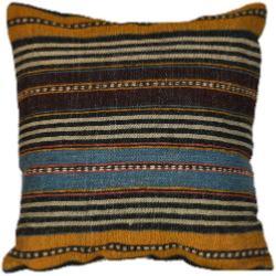 Coussin Nomade Vintage Rayures Multicolores