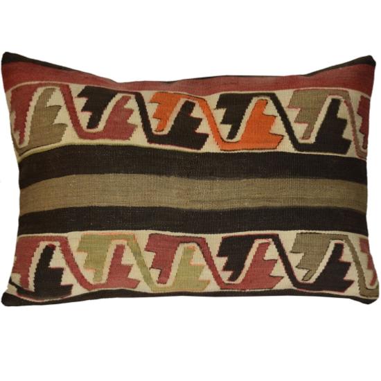 Coussin Nomade Vintage Rectangulaire Motifs Multicolore