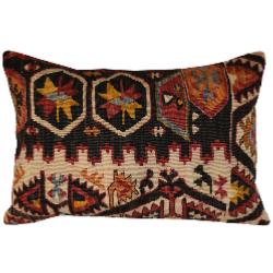 Coussin  Ethnique Vintage Rectangulaire Multicolore