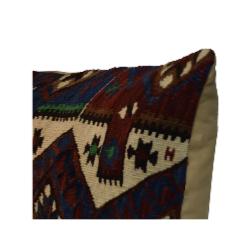 Coussin  Ethnique Vintage Losanges Multicolore