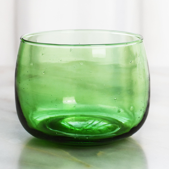 Verre à Eau Rond Couleur Vert